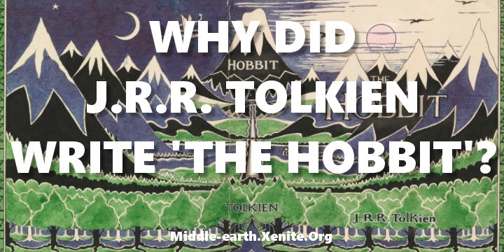 The dust cover for 'The Hobbit' created by J.R.R. Tolkien