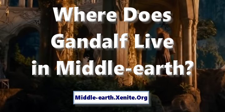 Gandalf walks through Rivendell in 'The Hobbit: An Unexpected Journey'