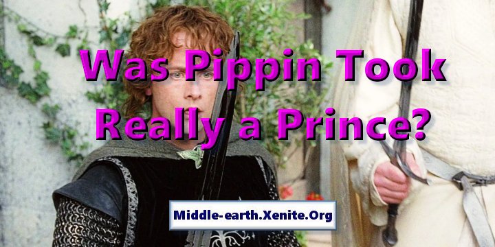 Billy Boyd played Peregrin (Pippin) Took in the Peter Jackson movies. As son of the Thain of the Shire, Pippin was as close to hobbit royalty as one could get. But was he a prince?