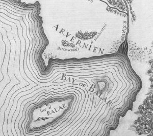 The Isle of Balar, off the coast of Beleriand in the First Age of Middle-earth.