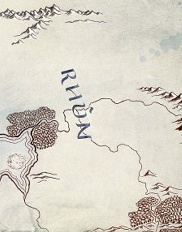 A fragment of one of the maps from Amazon's LoTR on Prime Website.