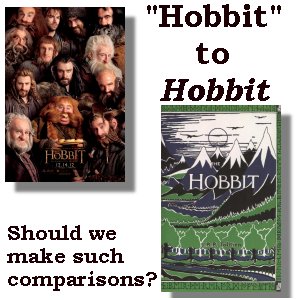 'Hobbit' to Hobbit.  Should we make such comparisons?