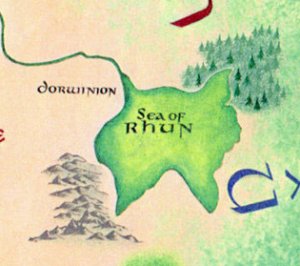Dorwinion on the Pauline Baynes map of Middle-earth.