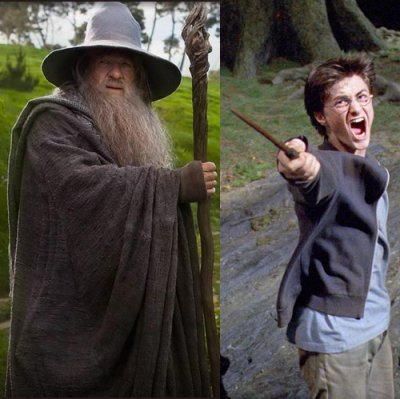 Gandalf vs. Harry Potter