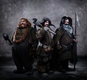 Bombur, Bofur, and Bifur from 'The Hobbit' movies