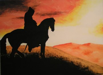 A Nazgul on a horse in the Shire. Were they men or ghosts or something else altogether?
