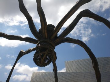 Giant spider sculpture by Louise Bourgeois.