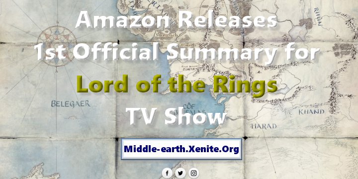 Amazon's official map of Middle-earth for LoTROnPrime
